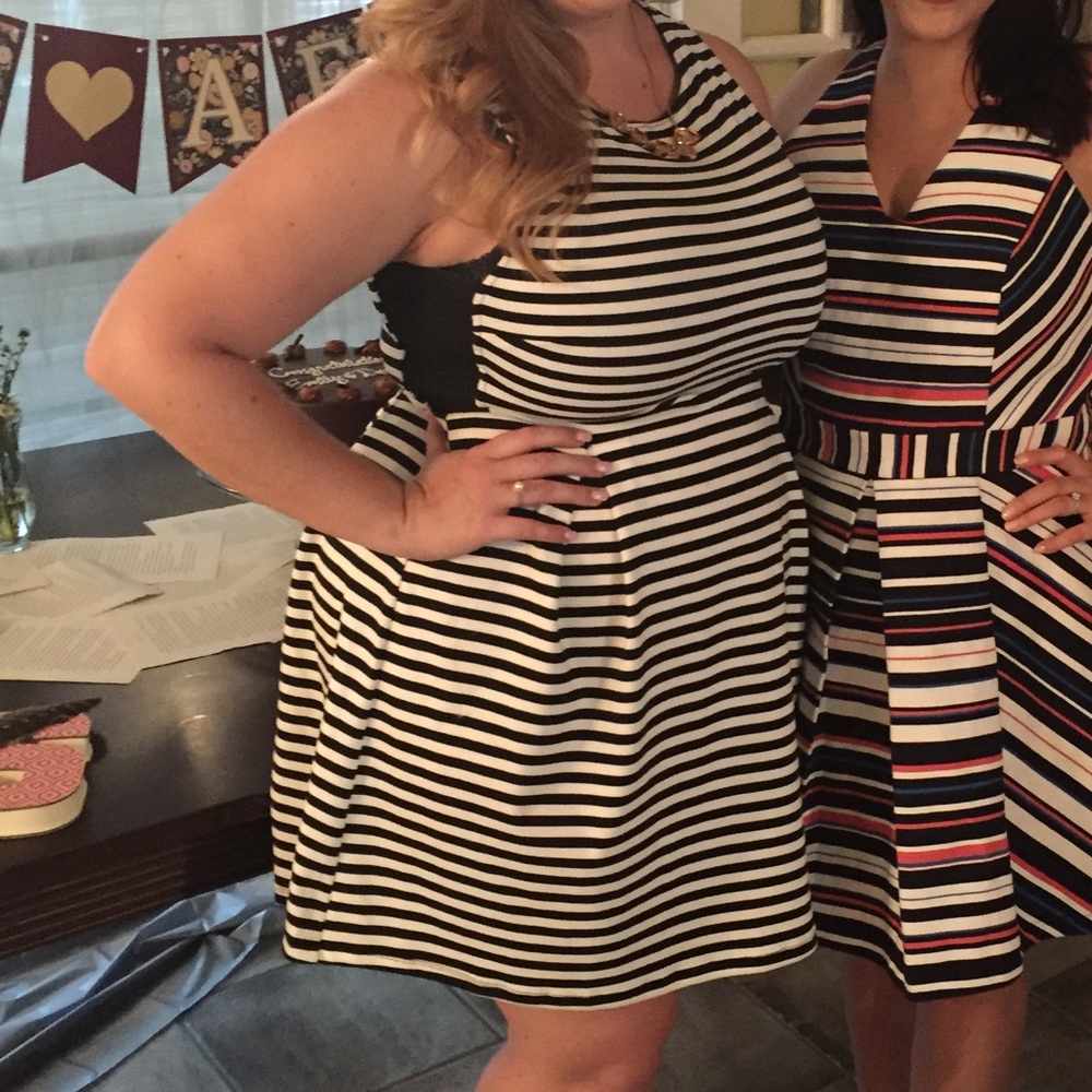 Black and White Stripe Dress